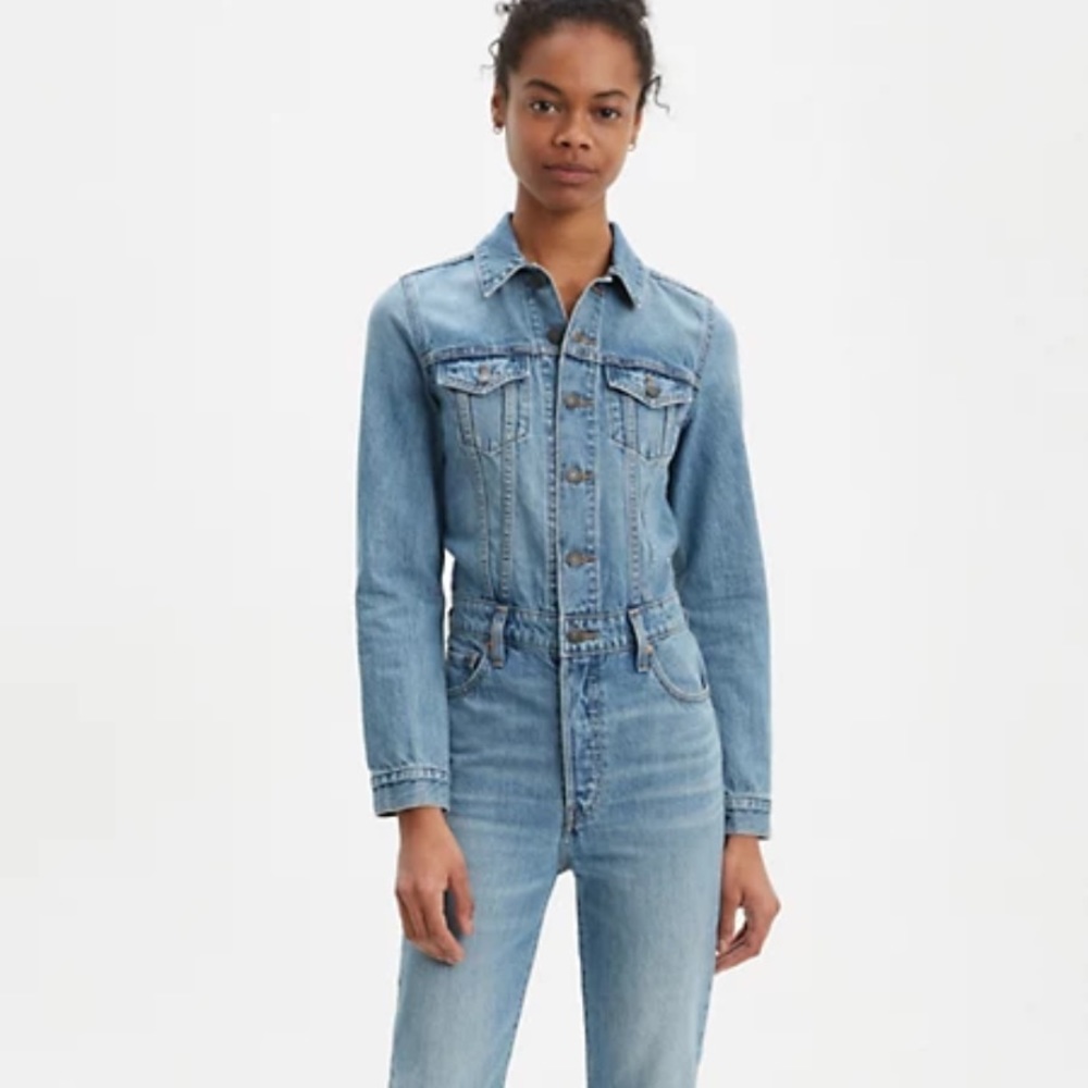 Levi’s kick flare jumpsuit